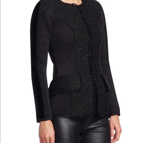 Brand New Alexander Wang Tweed Scuba Coat - Picture 7 of 8